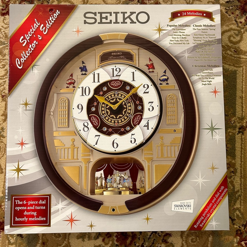 Beautiful Seiko Melodies Clock